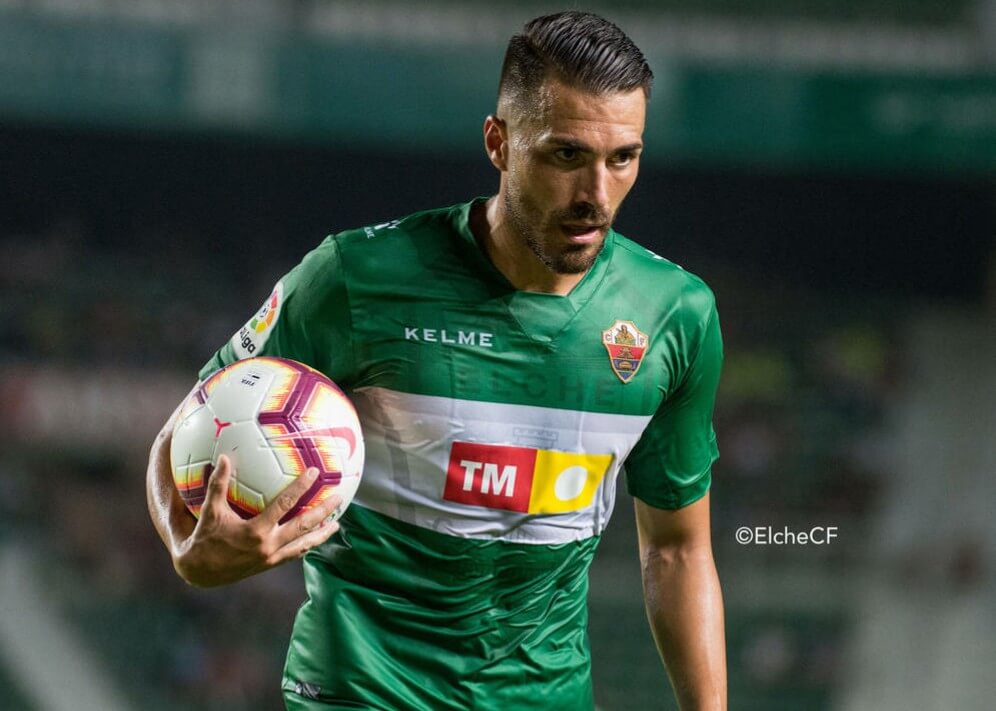 Xavi Torres durante un partido con el Elche / Sonia Arcos - Elche C.F.